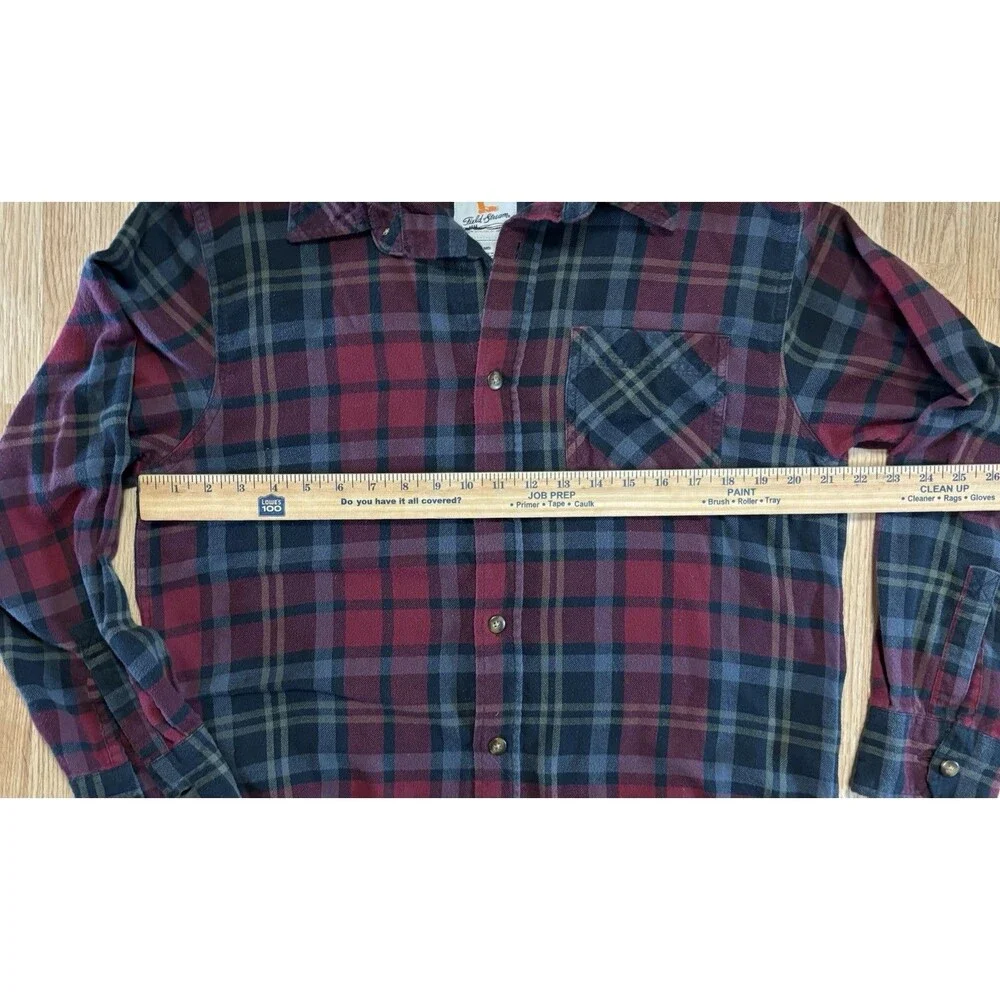 Johnny Cash Upcycled Flannel Shirt Unisex Size Mens Medium Long Sleeve Buttonup - Picture 6 of 8